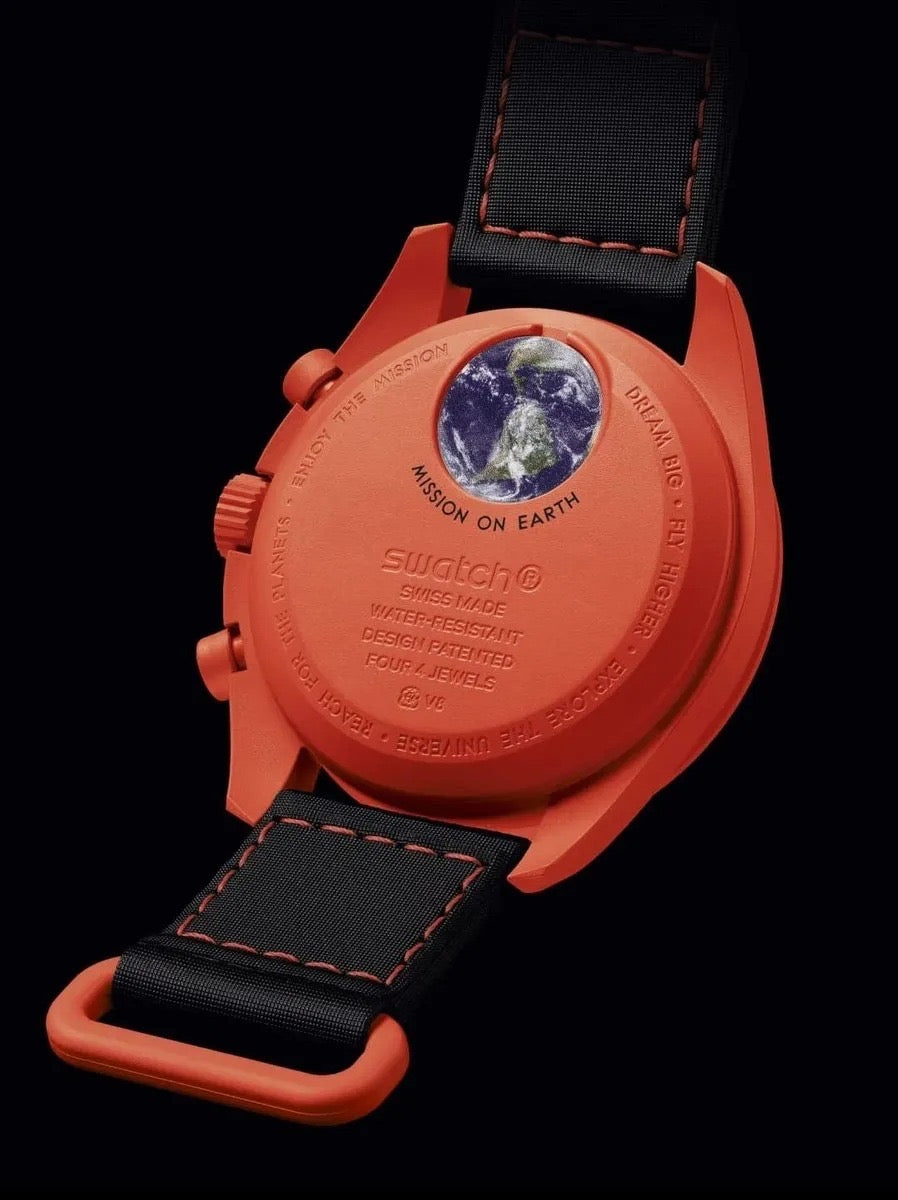 Omega x Swatch Mission to Earth Lava