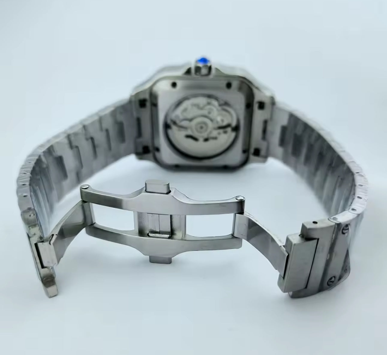 Seiko Mod Cartier Santos Skeleton