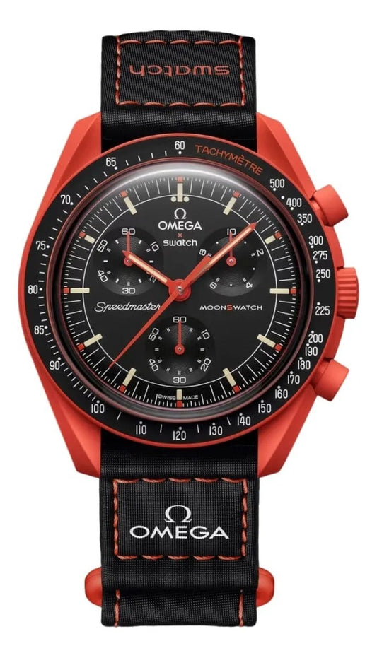 Omega x Swatch Mission to Earth Lava