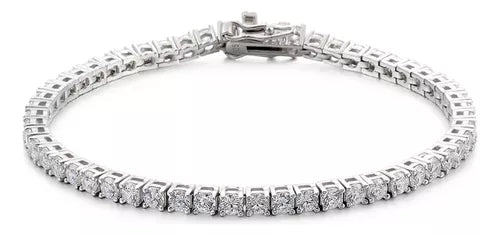 Pulso Tennis Diamante Moissanita VVS .3mm