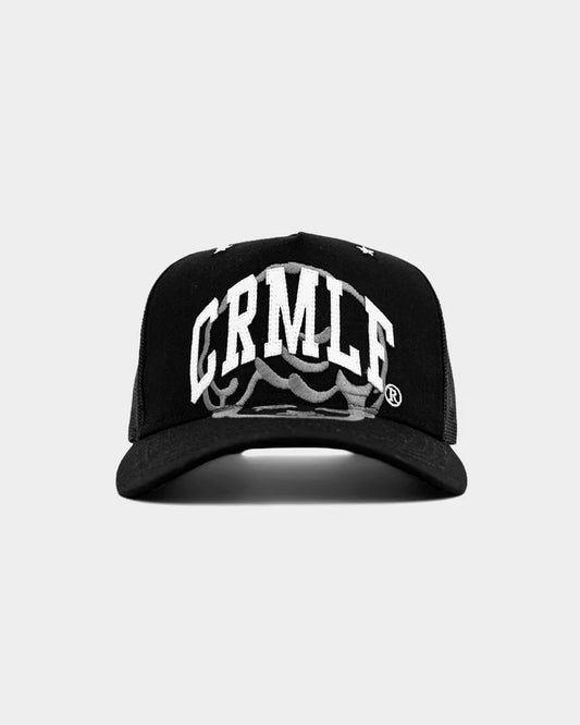 Crime Life Trucker Hat Angel Black