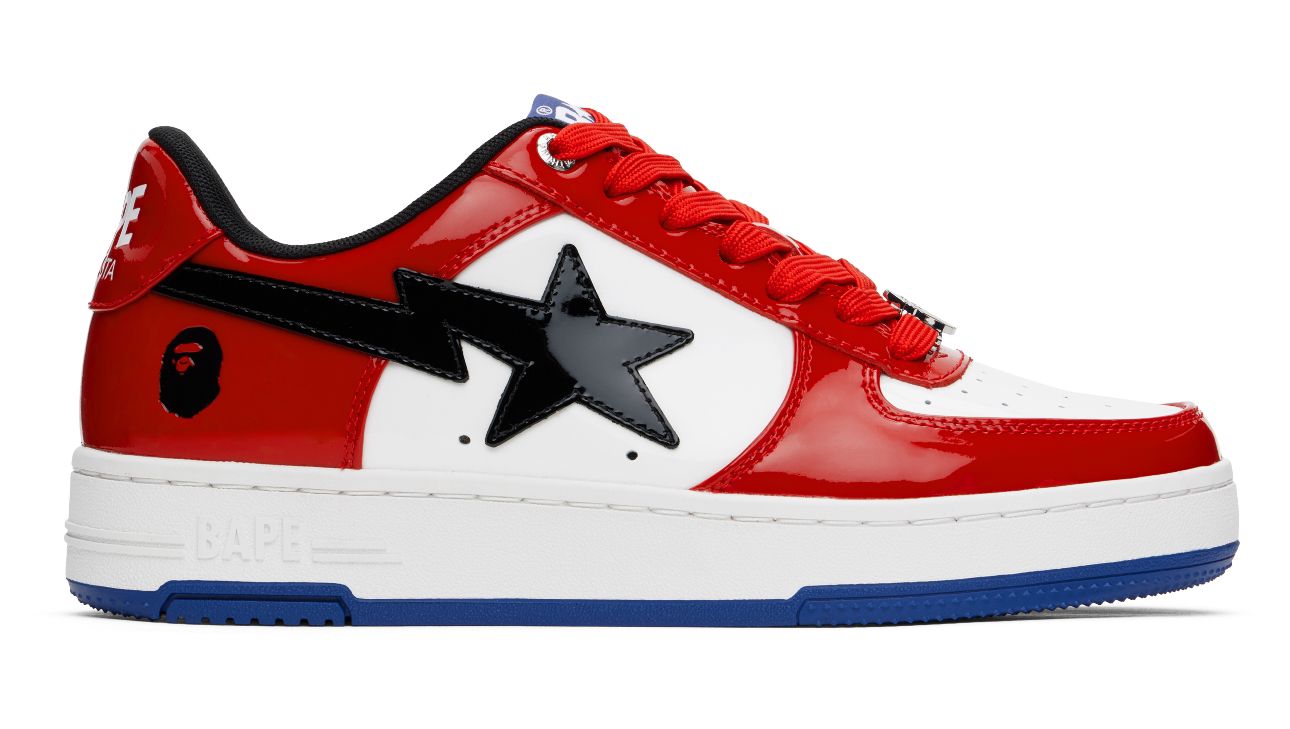 Bapesta Chicago Red & White