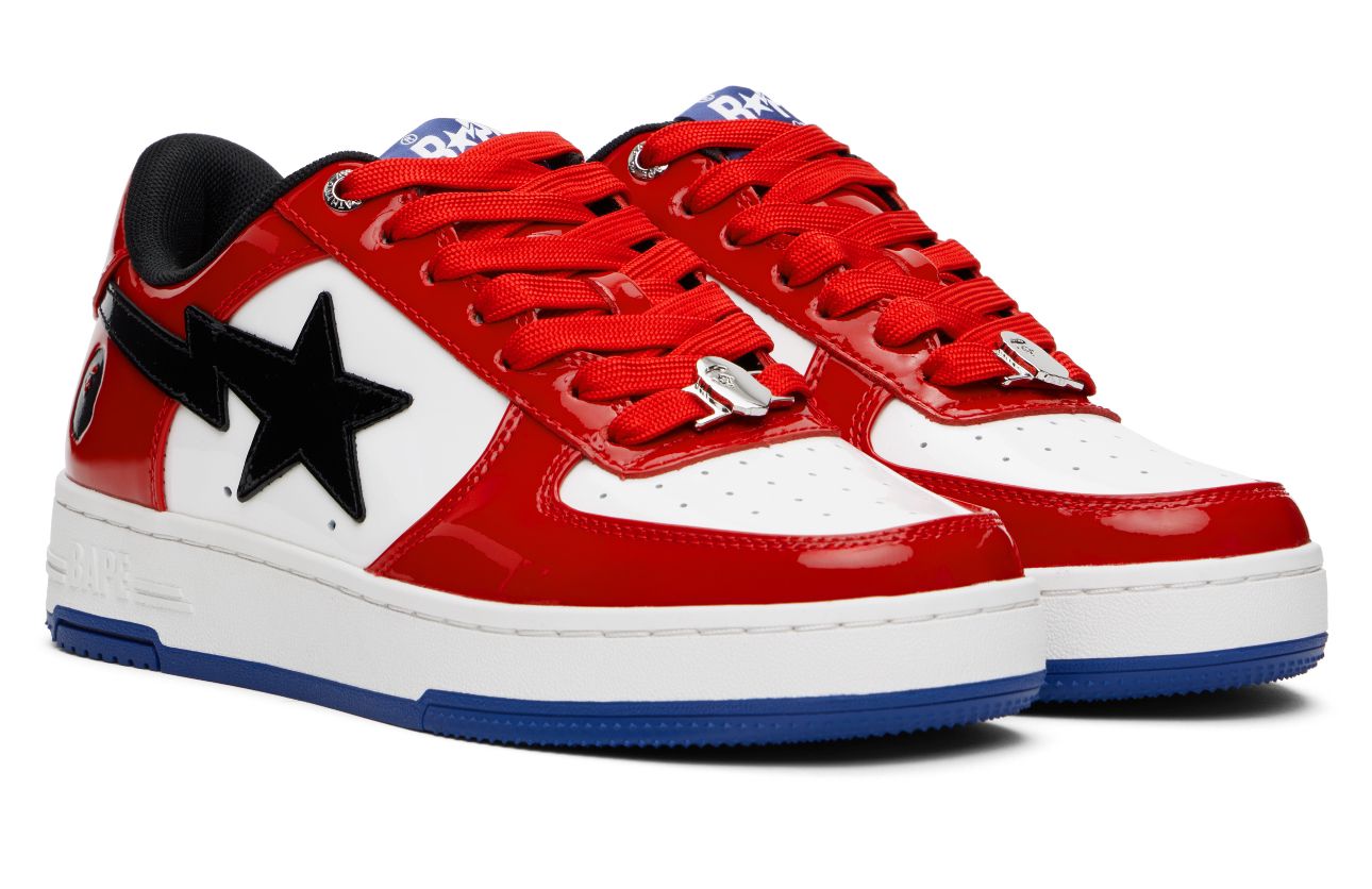 Bapesta Chicago Red & White