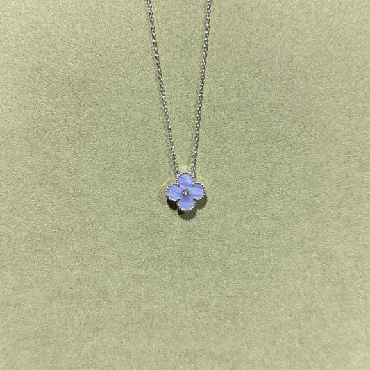 Collar Azul Turquesa con Circonia Brillante